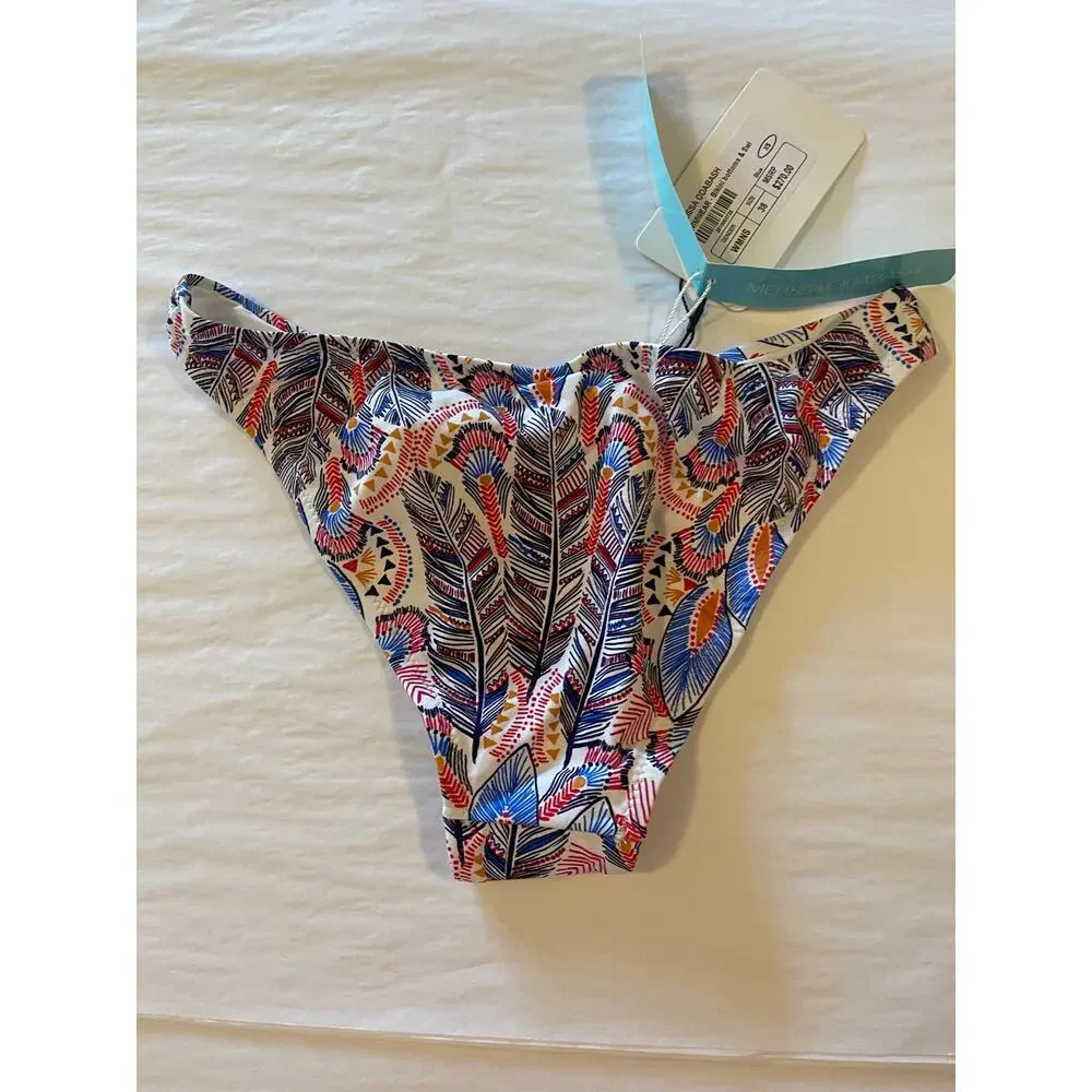 NWT: Melissa Obadash Martinique Bottom in Feathers Size 2